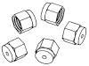 Knurled Nut, 1/8in Tube, Brass